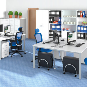 UNI Office desks - white