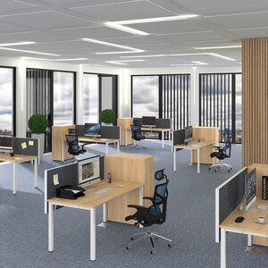 UNI Office desks - oak
