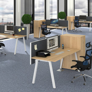 UNI A Office desks - oak
